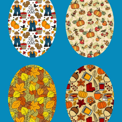 PATTERNS OF FALL  4 PATCH SET