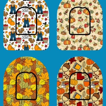 PATTERNS OF FALL  4 PATCH SET