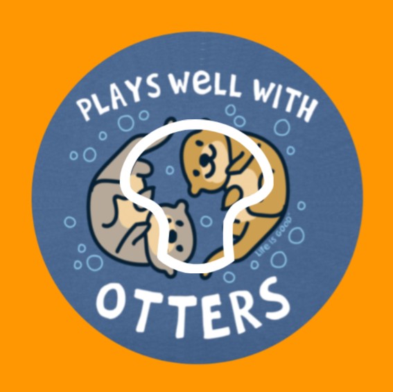 PLAYS WELL WITH OTTERS - MEDTRONIC GUARDIAN OVERLAYS WITH CUT-OUT FOR USE WITH DECK MY DIABETES GRIPSHIELD