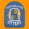 PLAYS WELL WITH OTTERS -  OMNIPOD OVERLAY