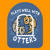 PLAYS WELL WITH OTTERS -  OMNIPOD OVERLAY