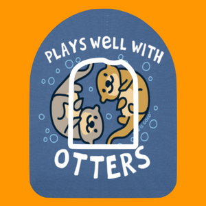 PLAYS WELL WITH OTTERS -  OMNIPOD OVERLAY