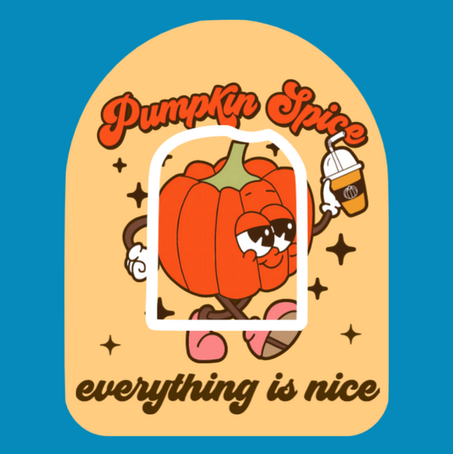 PUMPKIN SPICE EVERYTHING IS NICE -  OMNIPOD OVERLAY