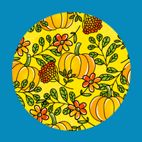 PUMPKIN VINES - LARGE SOLID OVERLAY
