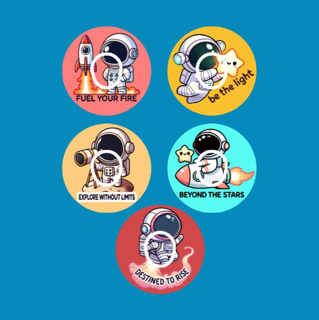 REACH FOR THE STARS - SET #1 - 5 PATCH SET - DEXCOM G7 OR DEXCOM STELO OVERLAYS