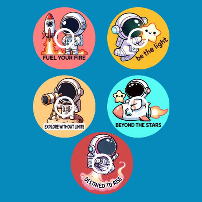REACH FOR THE STARS - SET #1 - 5 PATCH SET - INFUSION SET OVERLAYS