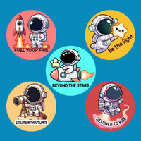 REACH FOR THE STARS - SET #1 - 5 PATCH SET - LARGE SOLID OVERLAYS