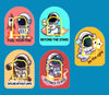 REACH FOR THE STARS - SET #1 - 5 PATCH SET - OMNIPOD OVERLAYS