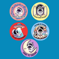 REACH FOR THE STARS - SET #2 - 5 PATCH SET - INFUSION SET OVERLAYS