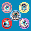 REACH FOR THE STARS - SET #2 - 5 PATCH SET - LIBRE 2 OVERLAYS
