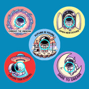 REACH FOR THE STARS - SET #2 - 5 PATCH SET - LIBRE 2 OVERLAYS
