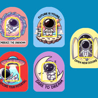 REACH FOR THE STARS - SET #2 - 5 PATCH SET - OMNIPOD OVERLAYS