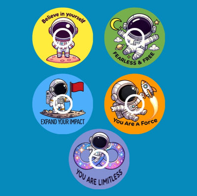 REACH FOR THE STARS - SET #3 - 5 PATCH SET - INFUSION SET OVERLAYS