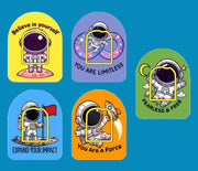 REACH FOR THE STARS - SET #3 - 5 PATCH SET - OMNIPOD OVERLAYS