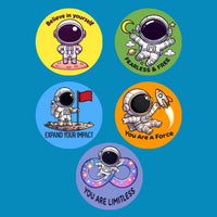 REACH FOR THE STARS - SET #3 - 5 PATCH SET - SMALL SOLID OVERLAY NO CUT-OUTS (NO HOLES)