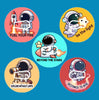 REACH FOR THE STARS - SET #1 - 5 PATCH SET - DEXCOM G6 OVERLAYS