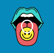 RETRO ROLLIN ROCKERS SMILEY - DEXCOM G7 & STELO SENSORS OVERLAY