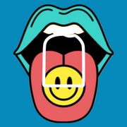 RETRO ROLLIN ROCKERS SMILEY - OMNIPOD OVERLAY