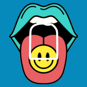 RETRO ROLLIN ROCKERS SMILEY - OMNIPOD OVERLAY