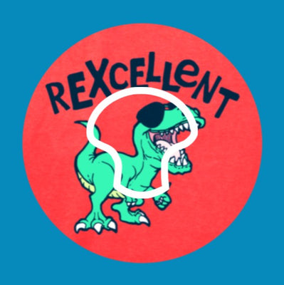 REXCELLENT DINO -  MEDTRONIC GUARDIAN OVERLAY WITH CUT-OUT FOR USE WITH DECK MY DIABETES GRIPSHIELD