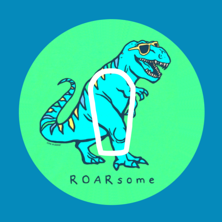 ROARSOME DINO -  DEXCOM G6 OVERLAY