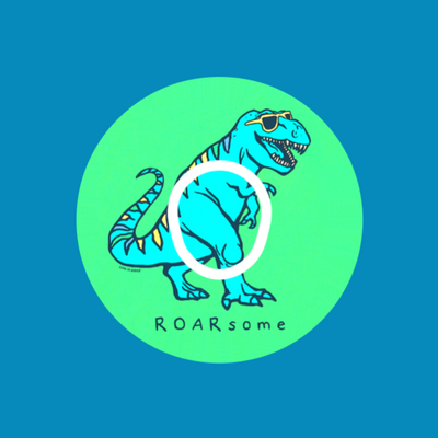 ROARSOME DINO - DEXCOM G7 OR DEXCOM STELO OVERLAY