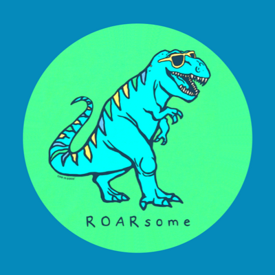 ROARSOME DINO - LARGE SOLID OVERLAY