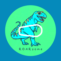 ROARSOME DINO -  DEXCOM G6 OVERLAY