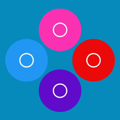 SOLID BRIGHT COLORS - 4 PATCH SET  -  LIBRE 2 OVERLAY