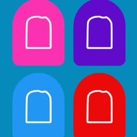 SOLID BRIGHT COLORS - 4 PATCH SET -  OMNIPOD OVERLAY