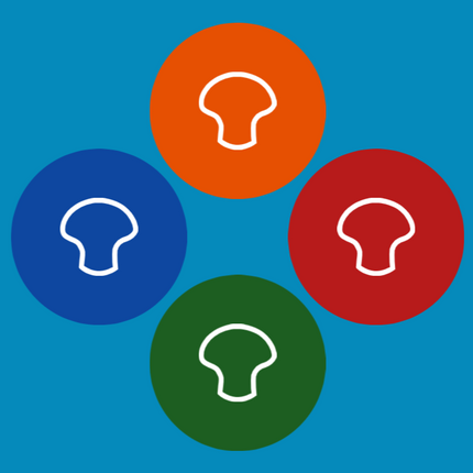 SOLID COLOR VARIETY - 4 PATCH SET - MEDTRONIC GUARDIAN  OVERLAYS