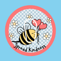 SPREAD KINDNESS BEE CIRCULAR PATCH