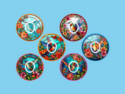 STAINED GLASS HUMMINGBIRDS - 6 PATCH SET - DEXCOM G7 OR DEXCOM STELO OVERLAYS