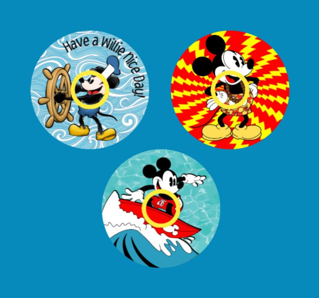 STEAMBOAT WILLIE - 3 PATCH SET - INFUSION SET OVERLAYS