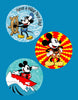 STEAMBOAT WILLIE - 3 PATCH SET - LARGE SOLID OVERLAYS