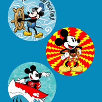 STEAMBOAT WILLIE - 3 PATCH SET - LARGE SOLID OVERLAYS