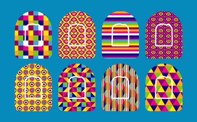 SUMMER BIGHTS - 8 PATCH SET - OMNIPOD OVERLAY