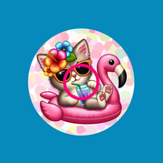 MISS KITTY'S FUN IN THE SUN - INFUSION SET OVERLAY