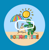 SUMMER TIME BEACH TURTLE -  DEXCOM G6 OVERLAY