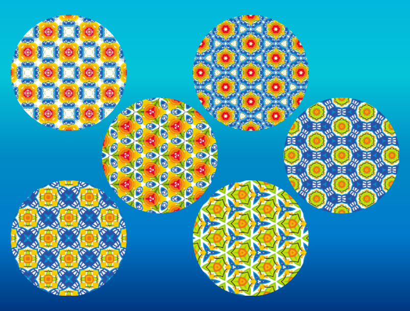 SUNSHINE COLORBURST - 6 PATCH SET - LARGE SOLID OVERLAYS – The Sugar Patch