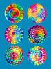 TIE DYE MANDALAS - 6 PATCH SET - FOR THE SUGARSHIELD™ CASE BY DECK MY DIABETES for TANDEM MOBI™ INSULIN PUMP