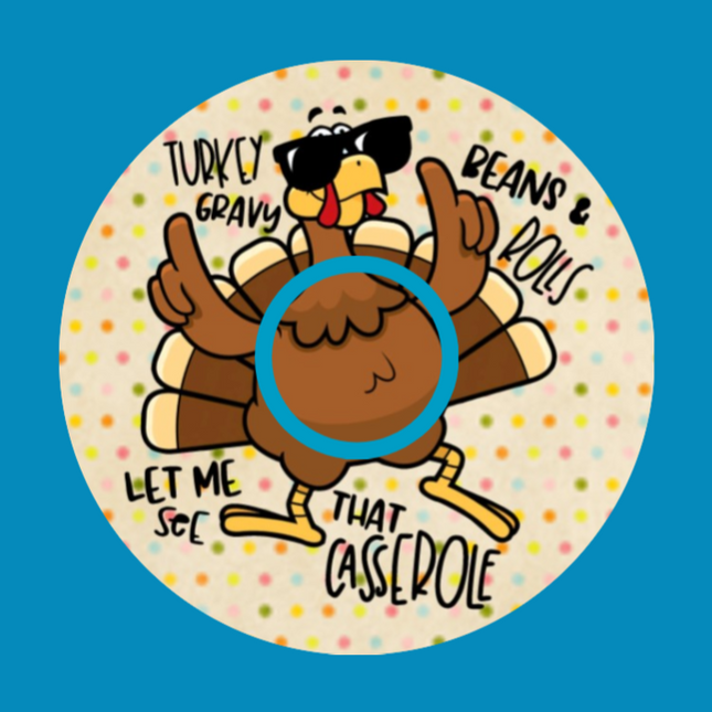 TURKEY, GRAVY, BEANS & ROLLS - LET ME SEE THAT CASSEROLE  -  LIBRE 2 OVERLAY