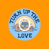 TURN UP THE LOVE - OTTER - DEXCOM G7 OR DEXCOM STELO OVERLAY