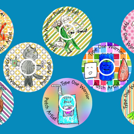 TYPE 1 WARRIOR KIDS PATCH ARTISTS - 8 PATCH SET - LIBRE 2