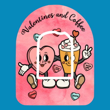 VALENTINES & COFFEE -  OMNIPOD OVERLAY