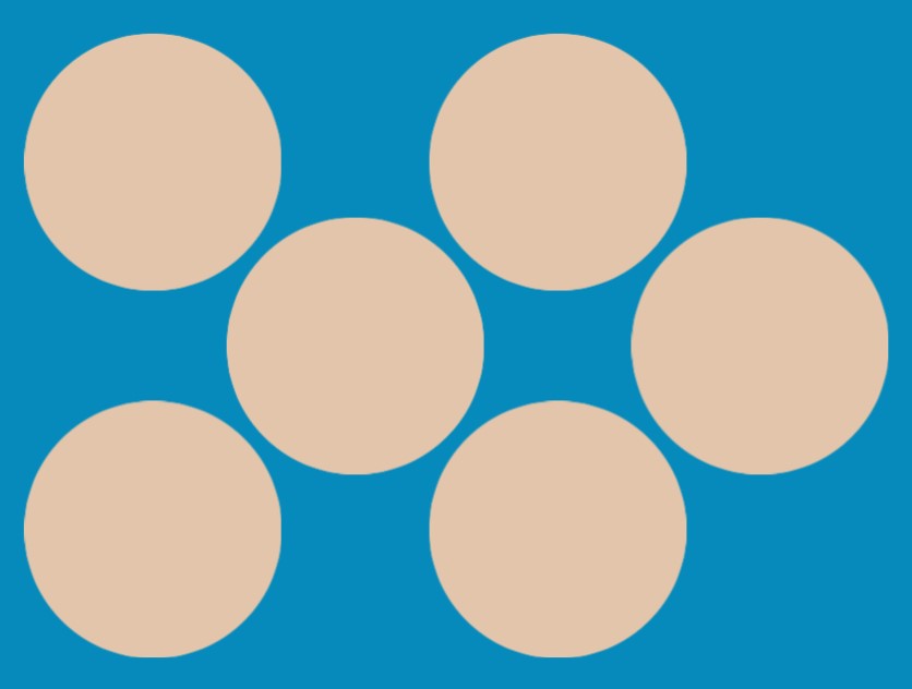 VANILLA CREME - LIGHT SKIN - 6 PATCH SET - LARGE SOLID OVERLAYS