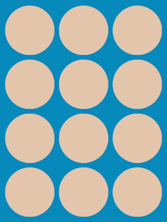 VANILLA CREME (LIGHT SKIN TONE) - 12 PATCH SET - FOR THE SUGARSHIELD™ CASE BY DECK MY DIABETES for TANDEM MOBI™ INSULIN PUMP