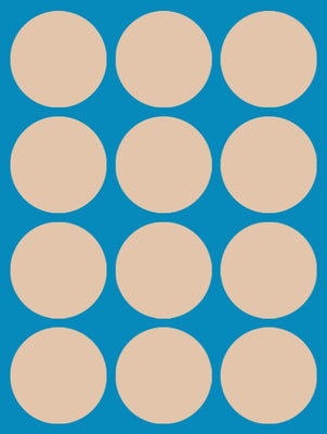 VANILLA CREME (LIGHT SKIN TONE) - 12 PATCH SET - FOR THE SUGARSHIELD™ CASE BY DECK MY DIABETES for TANDEM MOBI™ INSULIN PUMP