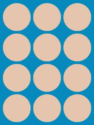 VANILLA CREME (LIGHT SKIN TONE) - 12 PATCH SET - FOR THE SUGARSHIELD™ CASE BY DECK MY DIABETES for TANDEM MOBI™ INSULIN PUMP