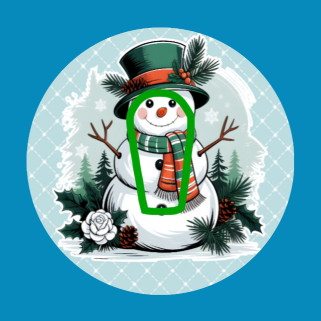 VINTAGE SNOWMAN -  DEXCOM G6 OVERLAY